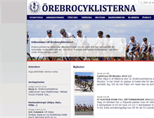 Tablet Screenshot of orebrocyklisterna.se